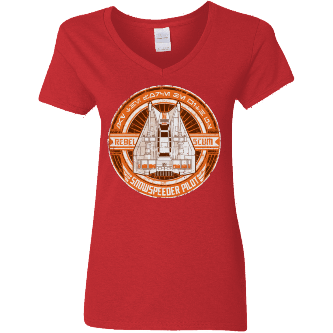 T-Shirts Red / S Snowspeeder Scum Women's V-Neck T-Shirt