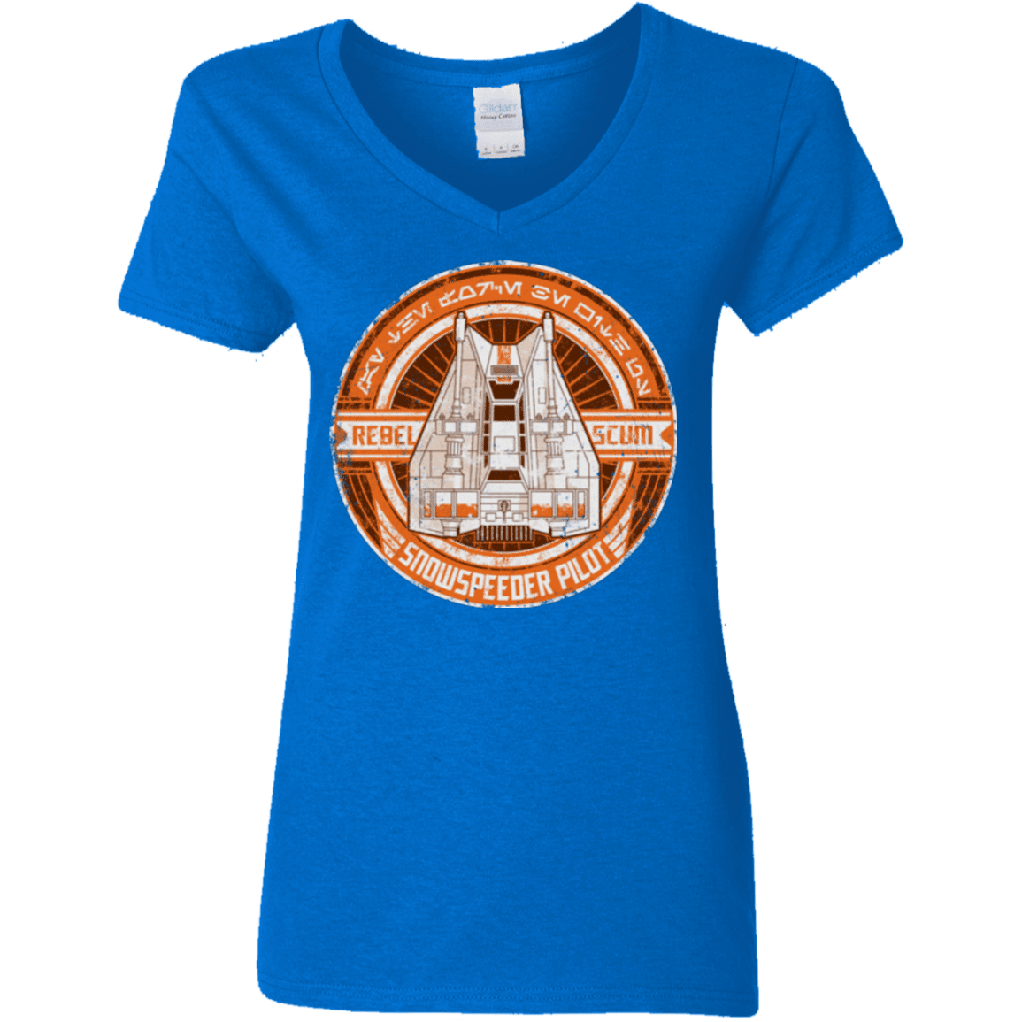 T-Shirts Royal / S Snowspeeder Scum Women's V-Neck T-Shirt