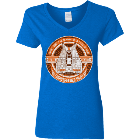 T-Shirts Royal / S Snowspeeder Scum Women's V-Neck T-Shirt