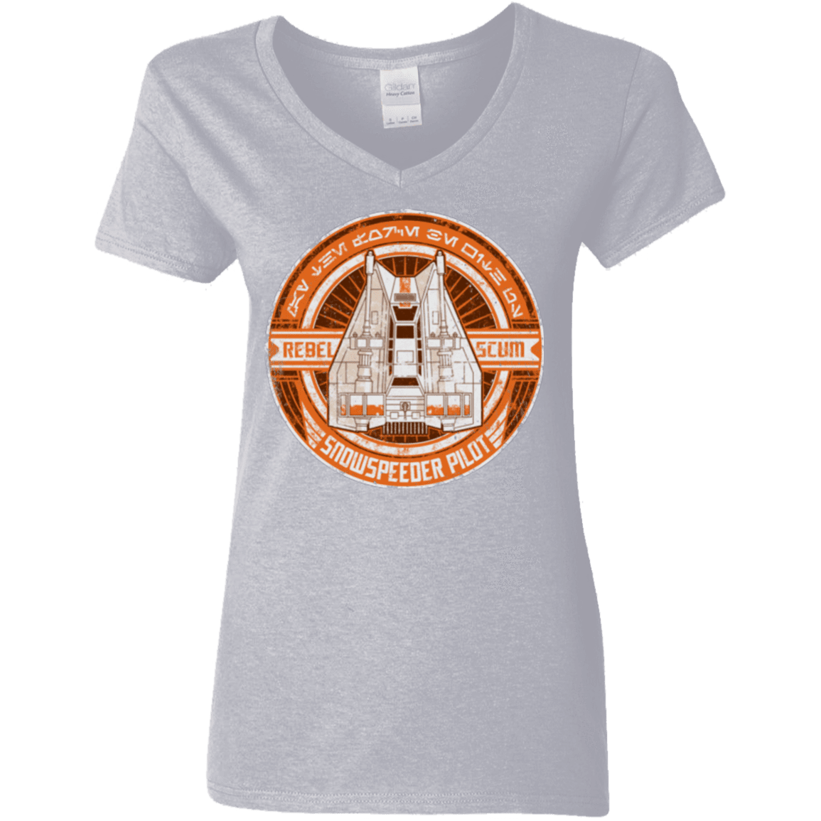 T-Shirts Sport Grey / S Snowspeeder Scum Women's V-Neck T-Shirt