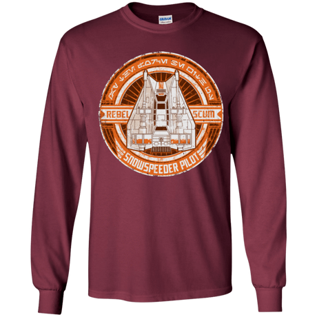T-Shirts Maroon / YS Snowspeeder Scum Youth Long Sleeve T-Shirt
