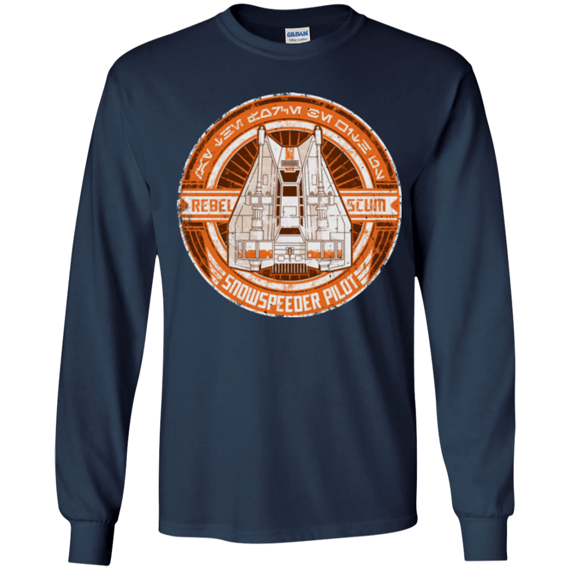 T-Shirts Navy / YS Snowspeeder Scum Youth Long Sleeve T-Shirt