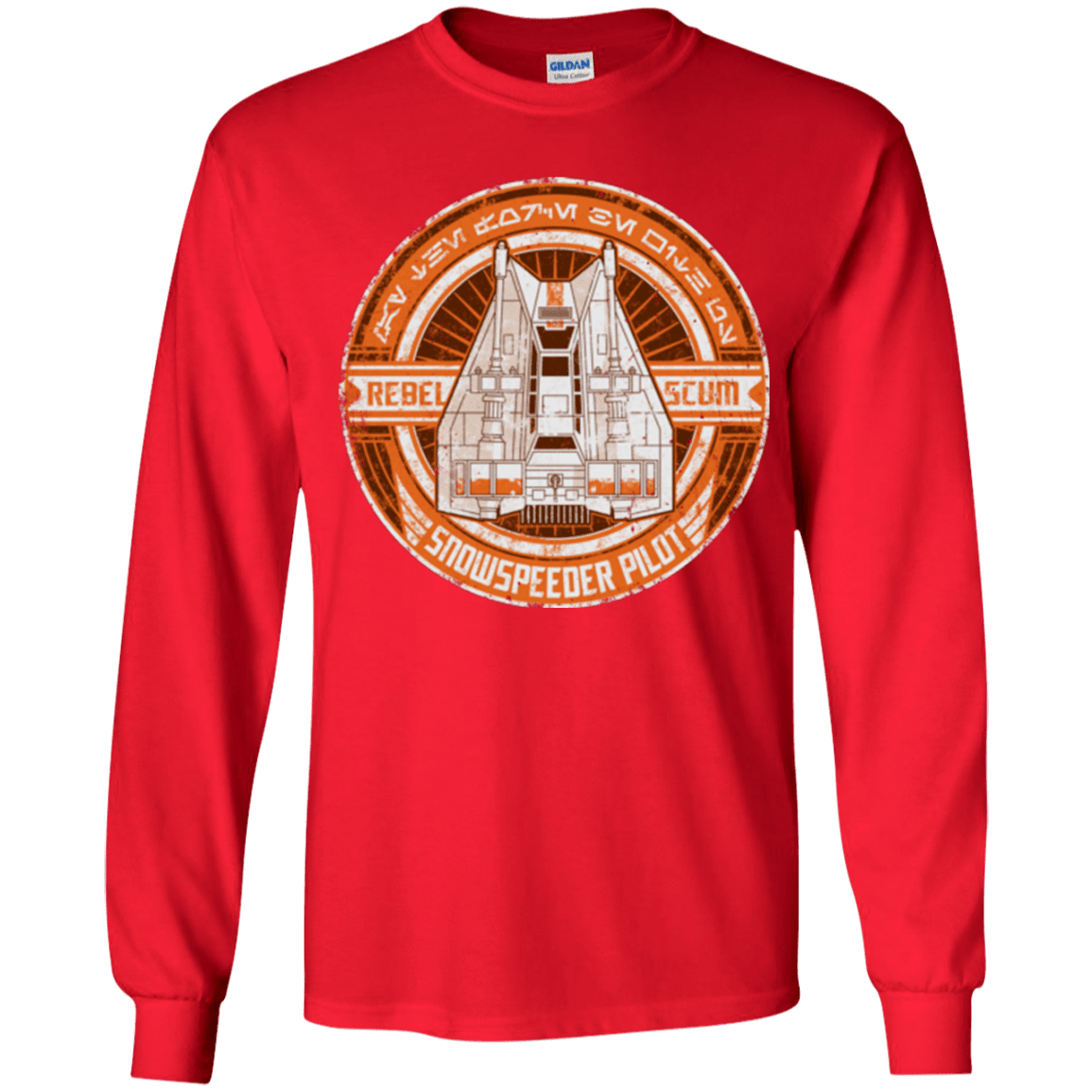 T-Shirts Red / YS Snowspeeder Scum Youth Long Sleeve T-Shirt