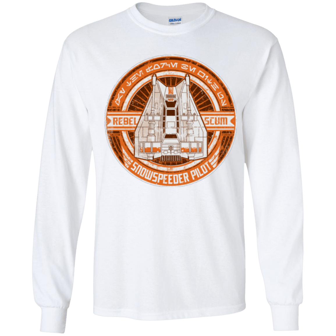 T-Shirts White / YS Snowspeeder Scum Youth Long Sleeve T-Shirt