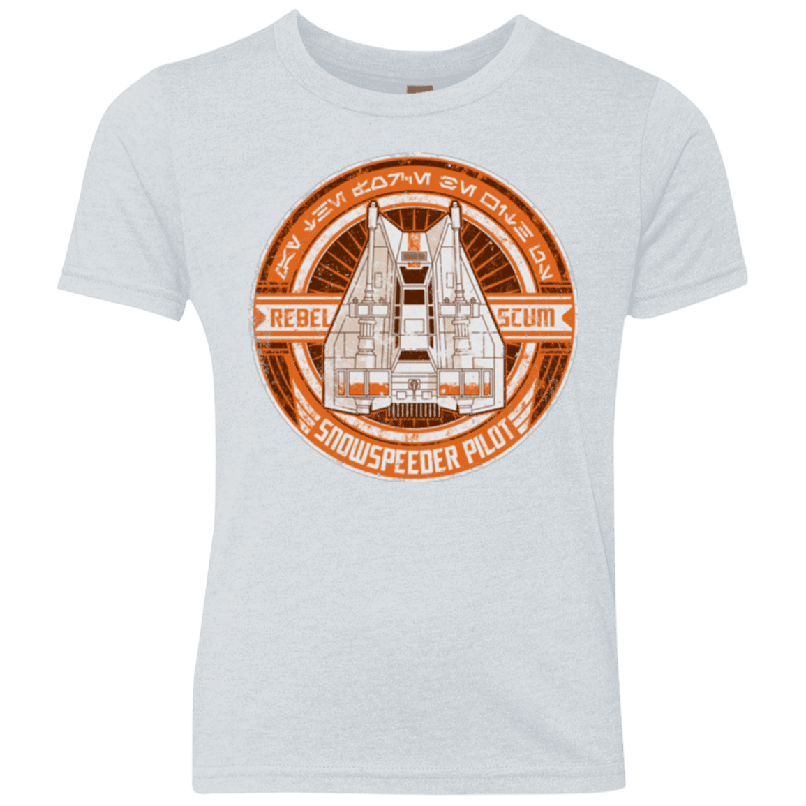 T-Shirts Heather White / YXS Snowspeeder Scum Youth Triblend T-Shirt