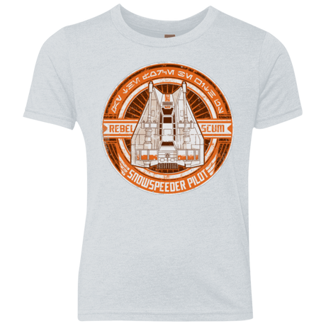 T-Shirts Heather White / YXS Snowspeeder Scum Youth Triblend T-Shirt
