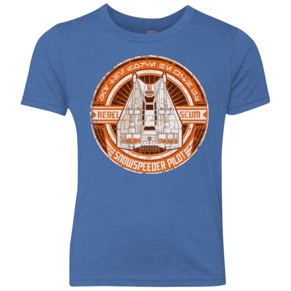 T-Shirts Vintage Royal / YXS Snowspeeder Scum Youth Triblend T-Shirt