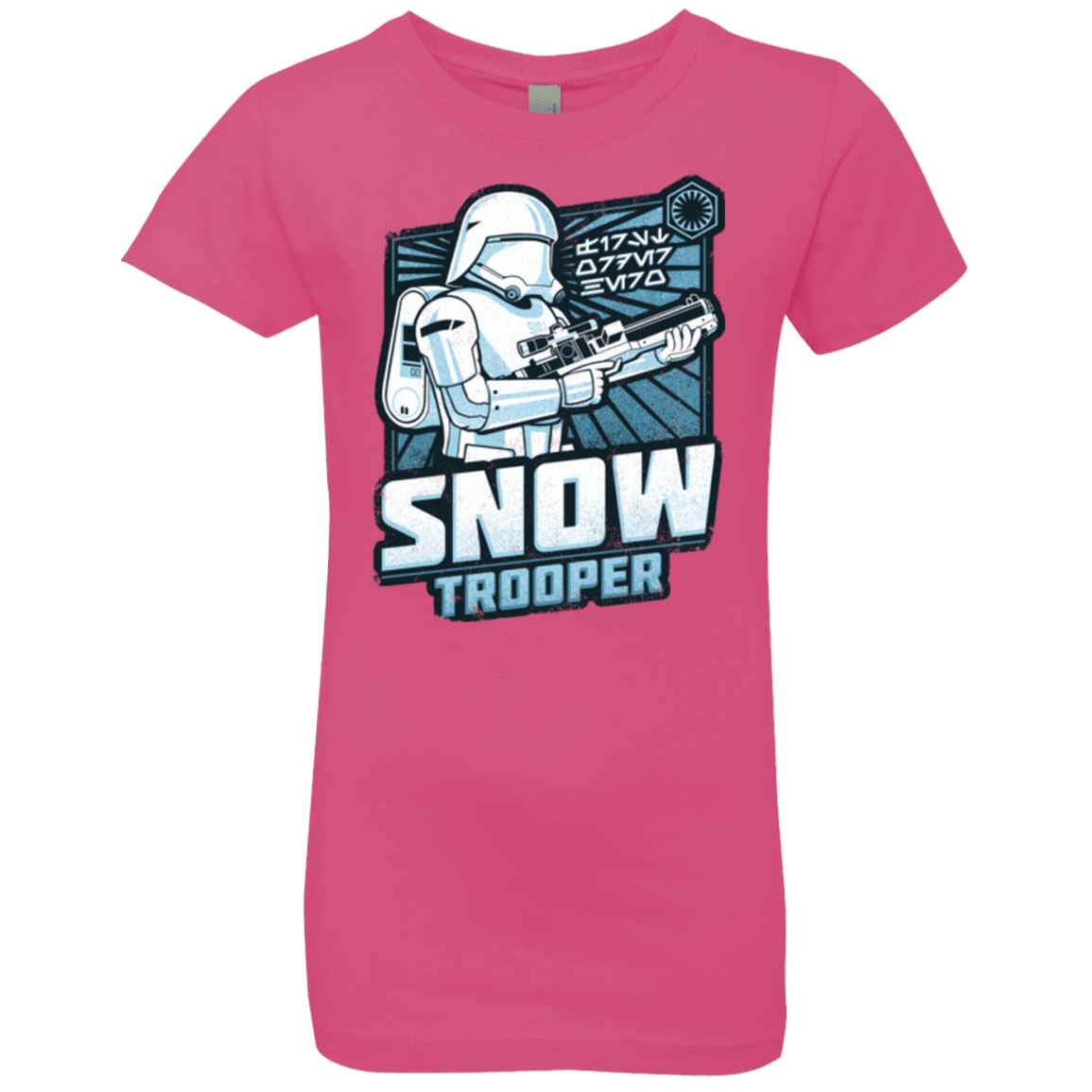 T-Shirts Hot Pink / YXS Snowtrooper Girls Premium T-Shirt