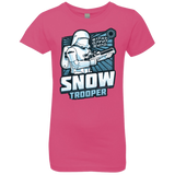 T-Shirts Hot Pink / YXS Snowtrooper Girls Premium T-Shirt