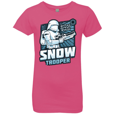 T-Shirts Hot Pink / YXS Snowtrooper Girls Premium T-Shirt
