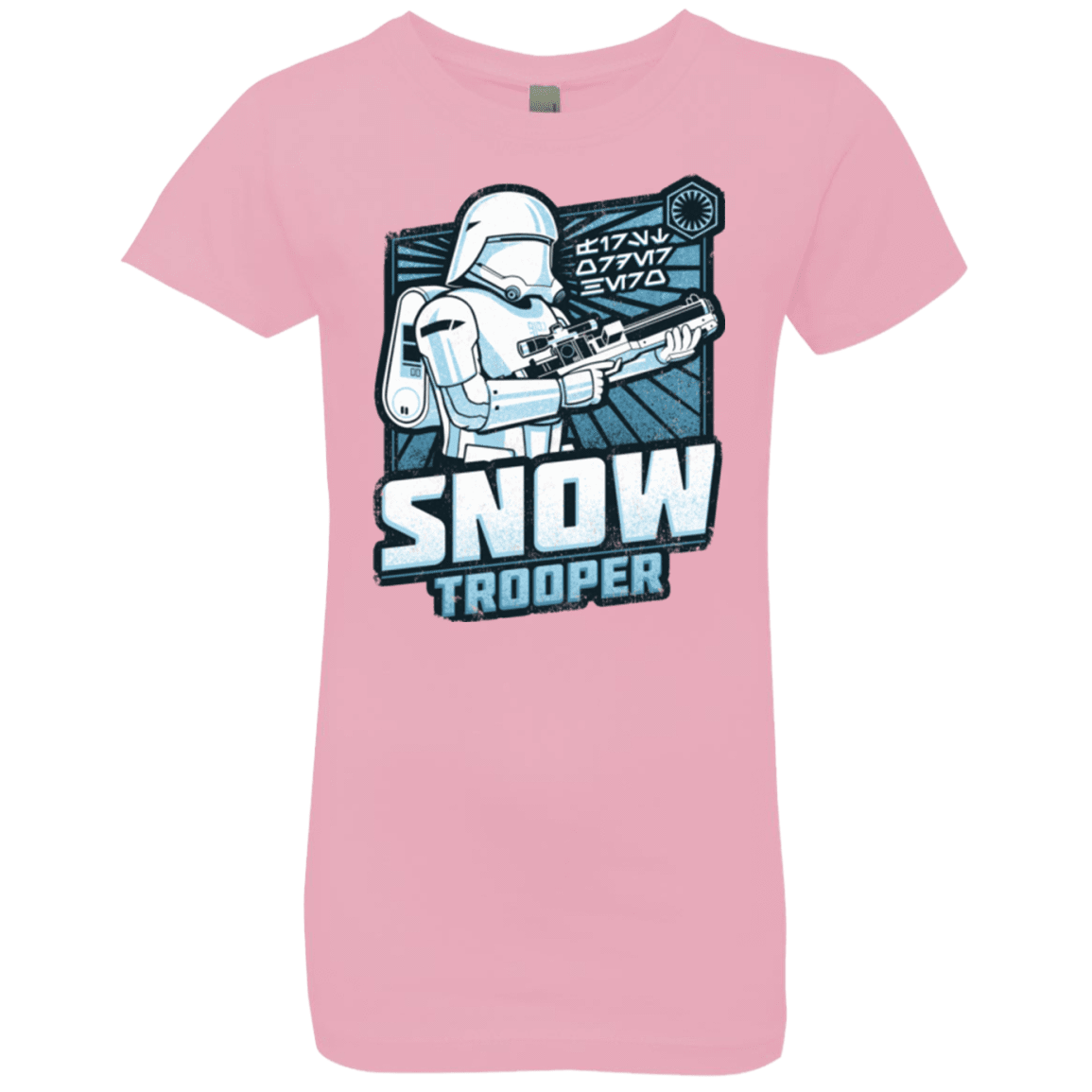 T-Shirts Light Pink / YXS Snowtrooper Girls Premium T-Shirt