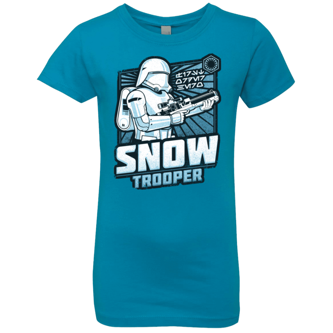 T-Shirts Turquoise / YXS Snowtrooper Girls Premium T-Shirt