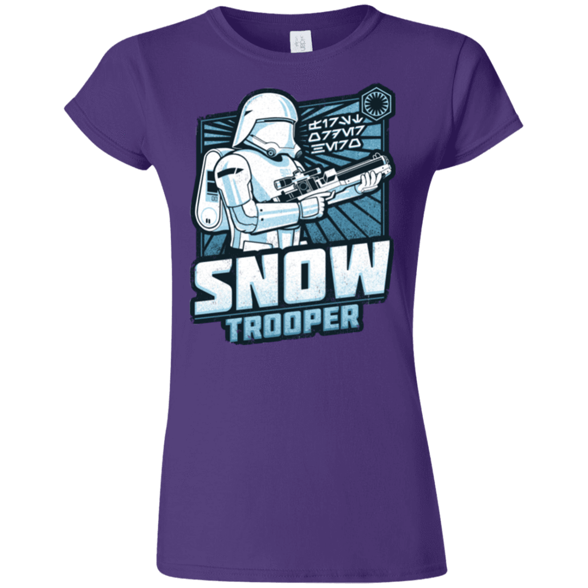 T-Shirts Purple / S Snowtrooper Junior Slimmer-Fit T-Shirt