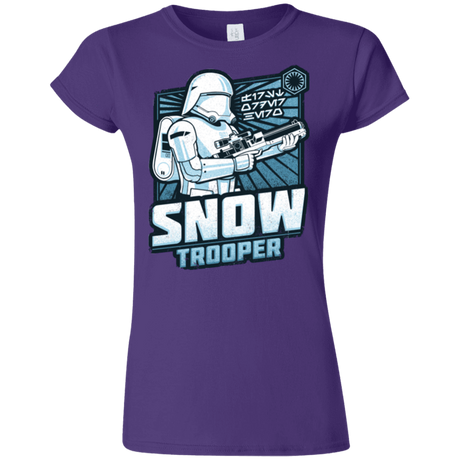 T-Shirts Purple / S Snowtrooper Junior Slimmer-Fit T-Shirt