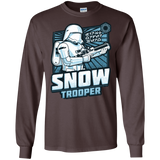 T-Shirts Dark Chocolate / S Snowtrooper Men's Long Sleeve T-Shirt