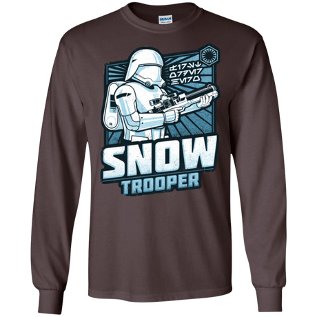 T-Shirts Dark Chocolate / S Snowtrooper Men's Long Sleeve T-Shirt