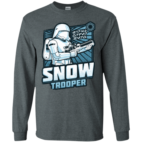 T-Shirts Dark Heather / S Snowtrooper Men's Long Sleeve T-Shirt