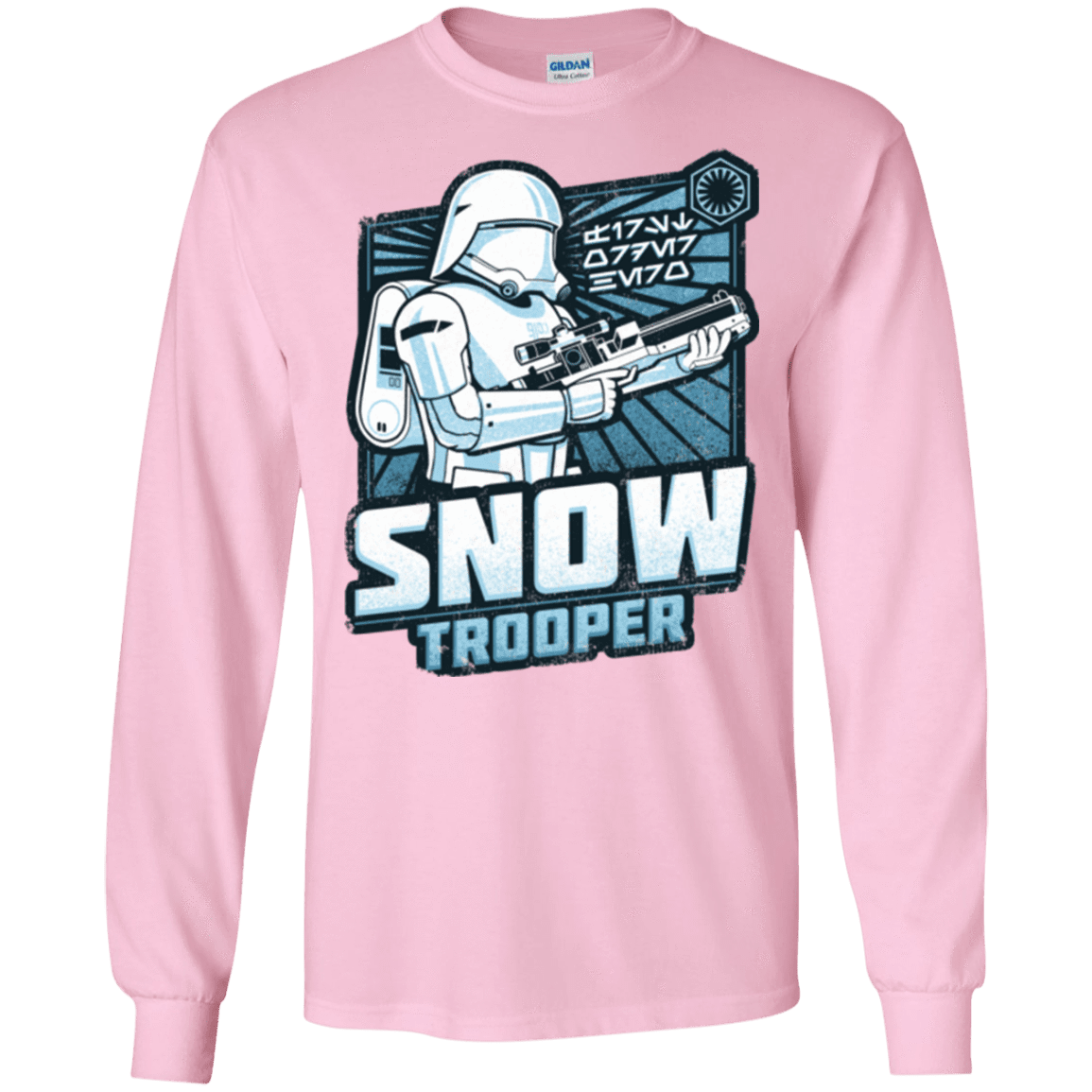 T-Shirts Light Pink / S Snowtrooper Men's Long Sleeve T-Shirt