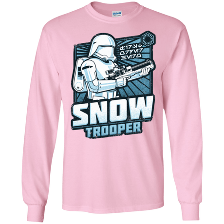 T-Shirts Light Pink / S Snowtrooper Men's Long Sleeve T-Shirt