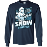 T-Shirts Navy / S Snowtrooper Men's Long Sleeve T-Shirt