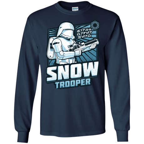 T-Shirts Navy / S Snowtrooper Men's Long Sleeve T-Shirt