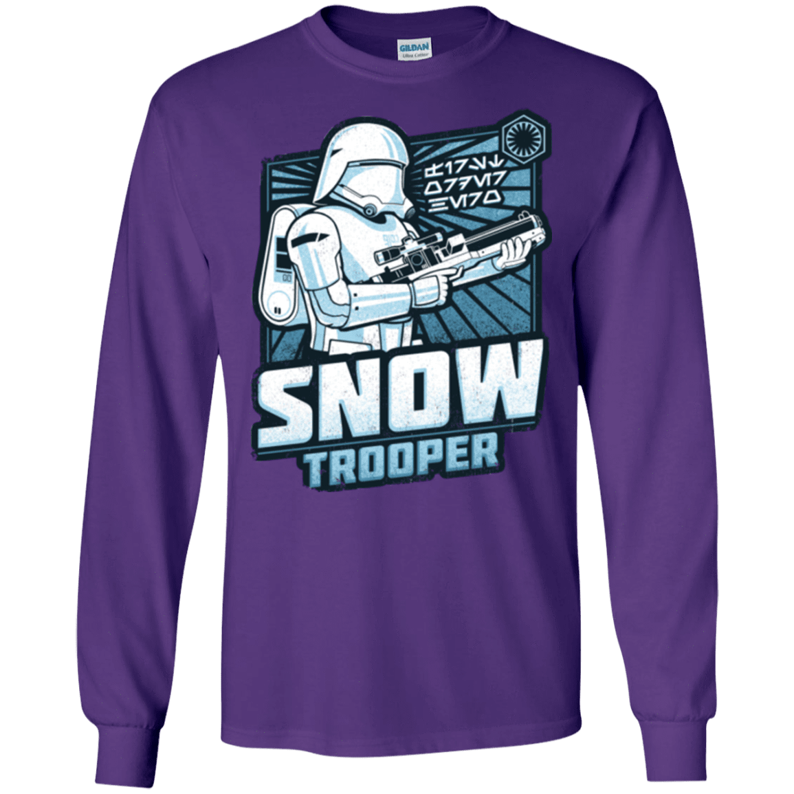 T-Shirts Purple / S Snowtrooper Men's Long Sleeve T-Shirt