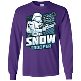 T-Shirts Purple / S Snowtrooper Men's Long Sleeve T-Shirt