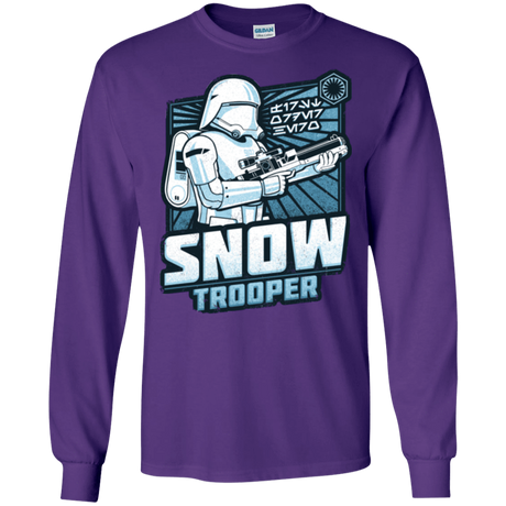 T-Shirts Purple / S Snowtrooper Men's Long Sleeve T-Shirt