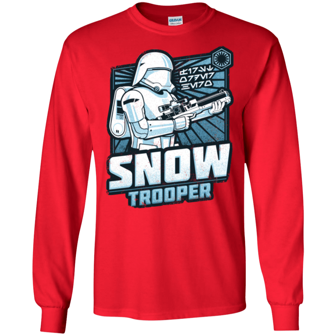 T-Shirts Red / S Snowtrooper Men's Long Sleeve T-Shirt