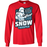 T-Shirts Red / S Snowtrooper Men's Long Sleeve T-Shirt