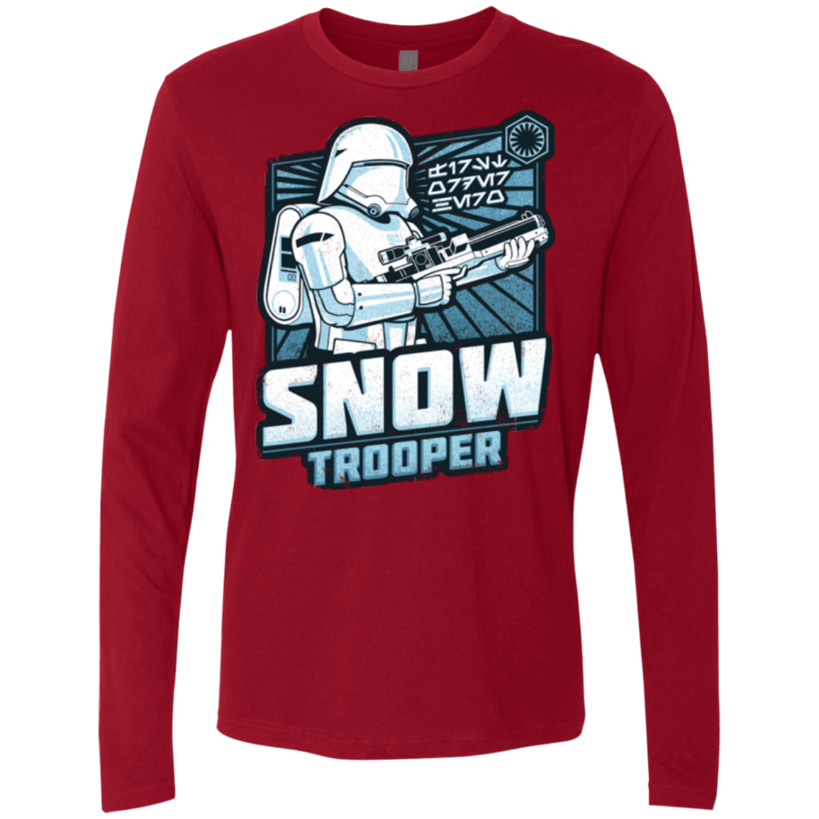 T-Shirts Cardinal / S Snowtrooper Men's Premium Long Sleeve