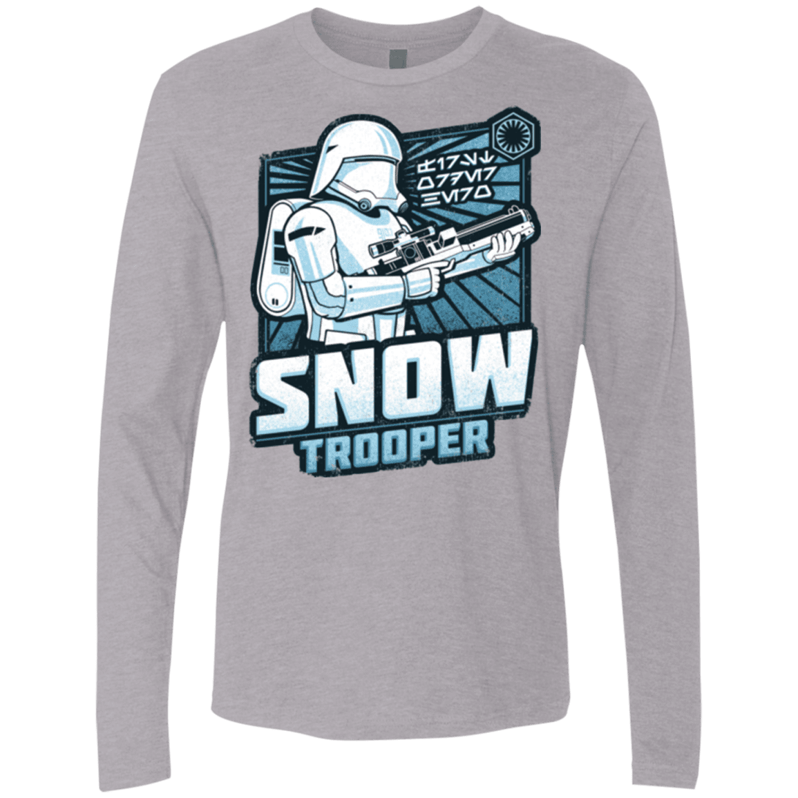 T-Shirts Heather Grey / S Snowtrooper Men's Premium Long Sleeve