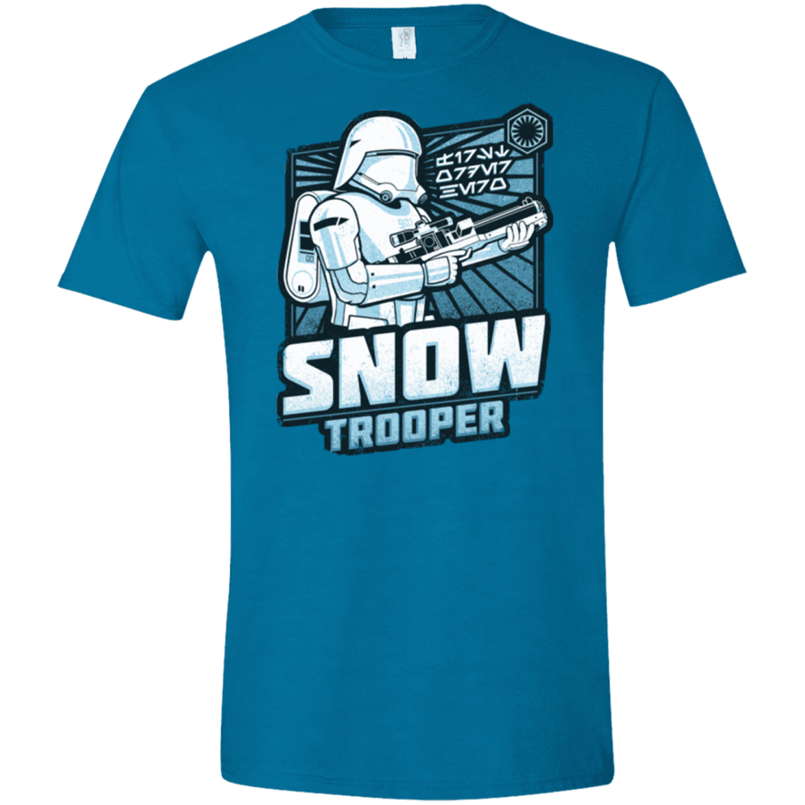 T-Shirts Antique Sapphire / S Snowtrooper Men's Semi-Fitted Softstyle