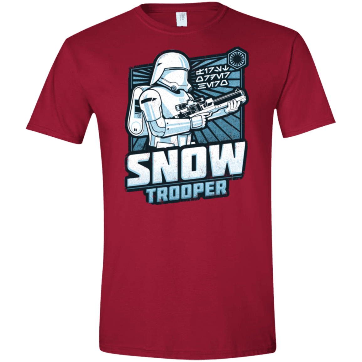 T-Shirts Cardinal Red / S Snowtrooper Men's Semi-Fitted Softstyle