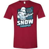 T-Shirts Cardinal Red / S Snowtrooper Men's Semi-Fitted Softstyle