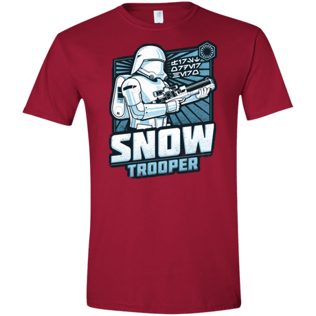 T-Shirts Cardinal Red / S Snowtrooper Men's Semi-Fitted Softstyle