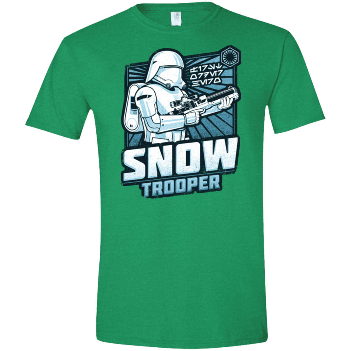 T-Shirts Heather Irish Green / S Snowtrooper Men's Semi-Fitted Softstyle