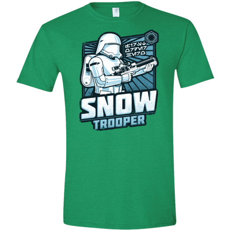 T-Shirts Heather Irish Green / S Snowtrooper Men's Semi-Fitted Softstyle