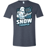 T-Shirts Heather Navy / S Snowtrooper Men's Semi-Fitted Softstyle