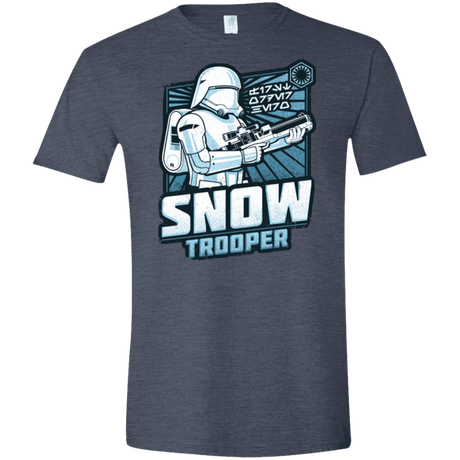 T-Shirts Heather Navy / S Snowtrooper Men's Semi-Fitted Softstyle