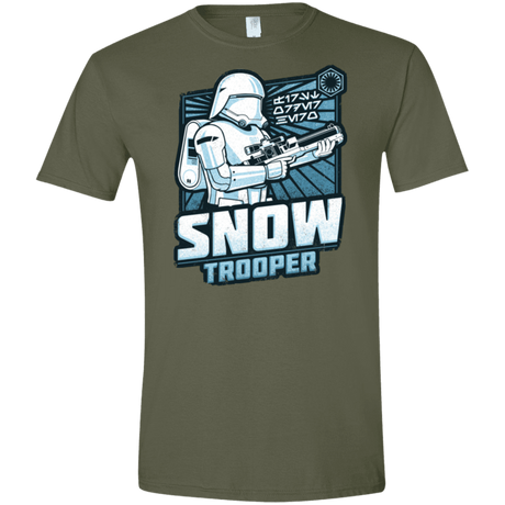 T-Shirts Military Green / S Snowtrooper Men's Semi-Fitted Softstyle