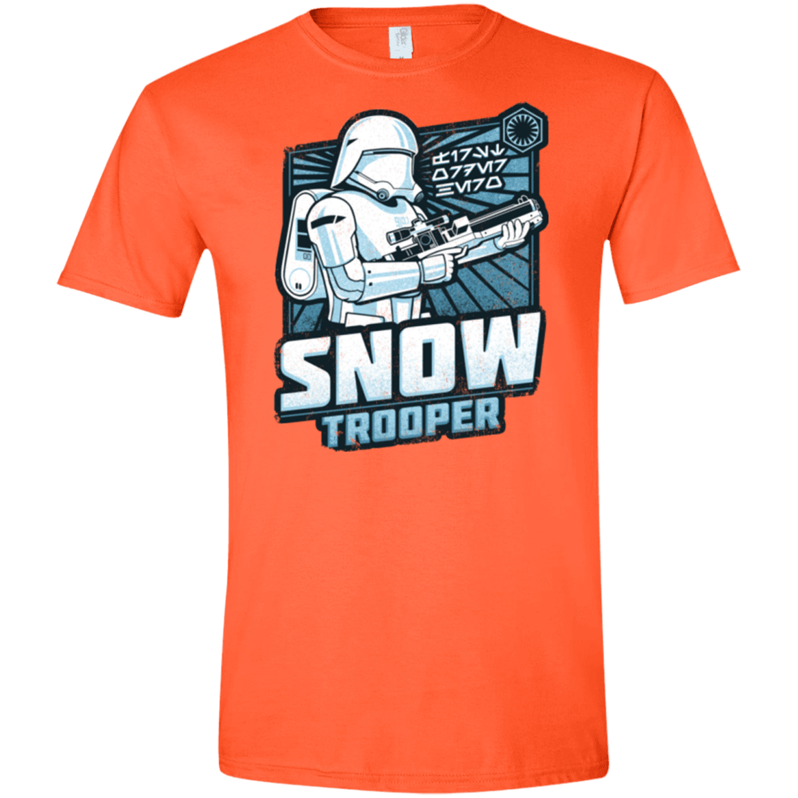 T-Shirts Orange / S Snowtrooper Men's Semi-Fitted Softstyle
