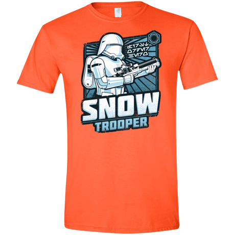 T-Shirts Orange / S Snowtrooper Men's Semi-Fitted Softstyle