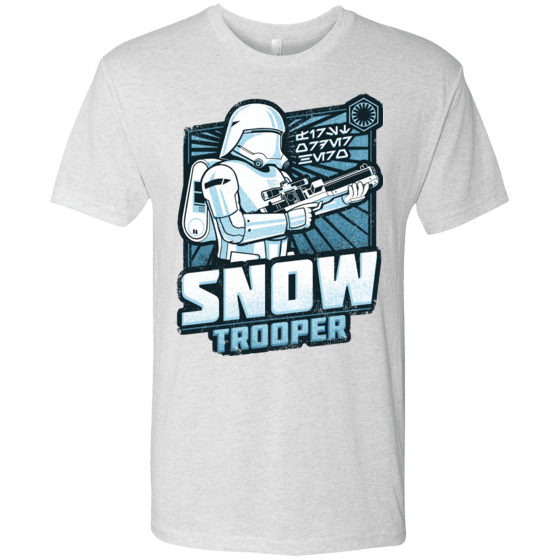 T-Shirts Heather White / S Snowtrooper Men's Triblend T-Shirt