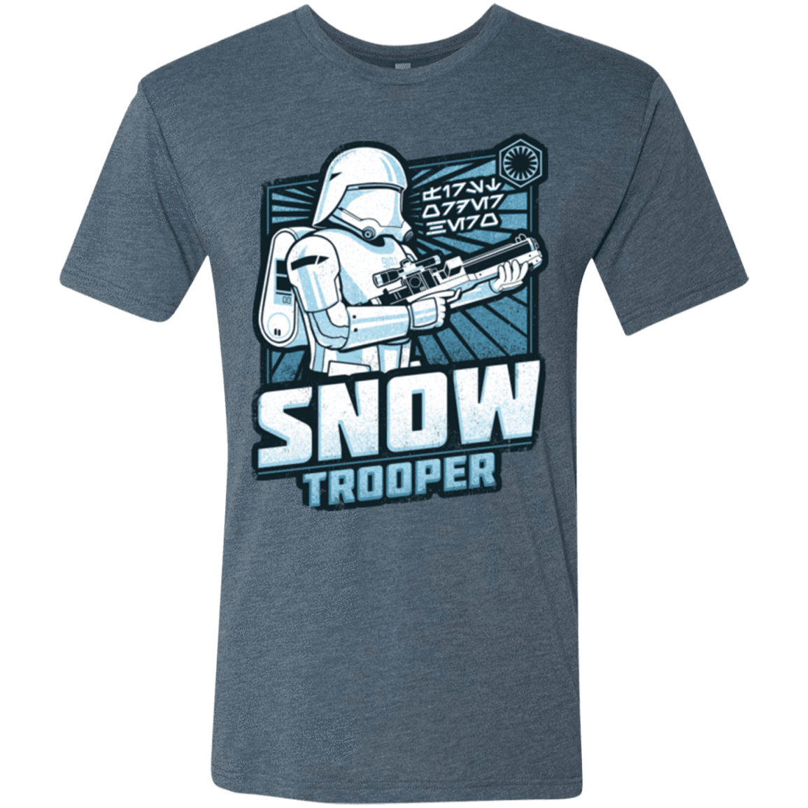 T-Shirts Indigo / S Snowtrooper Men's Triblend T-Shirt