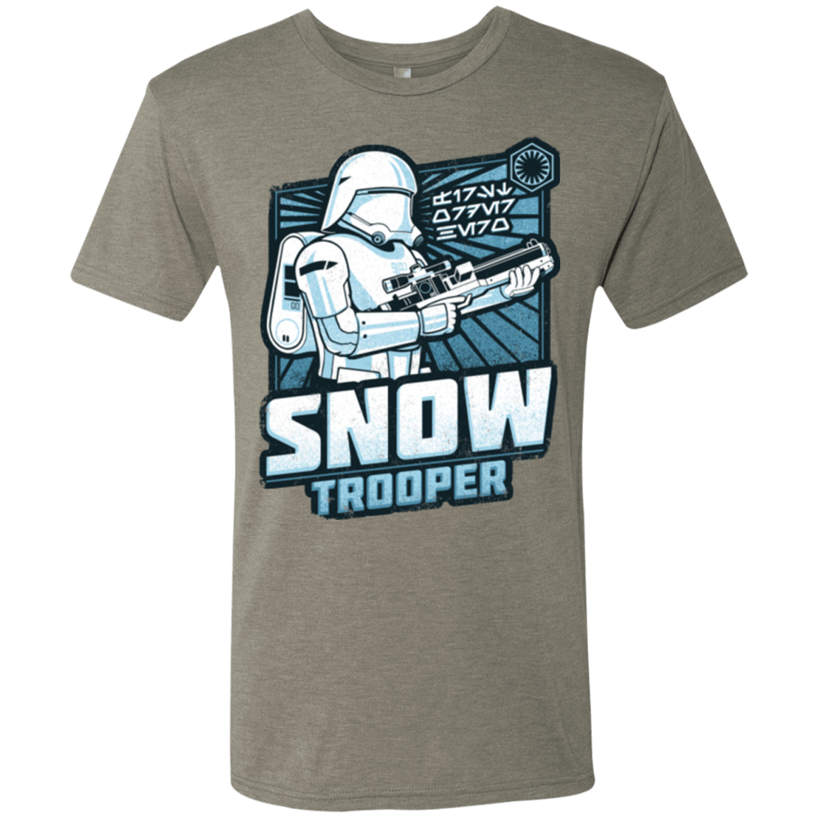 T-Shirts Venetian Grey / S Snowtrooper Men's Triblend T-Shirt