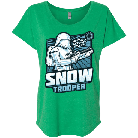 T-Shirts Envy / X-Small Snowtrooper Triblend Dolman Sleeve