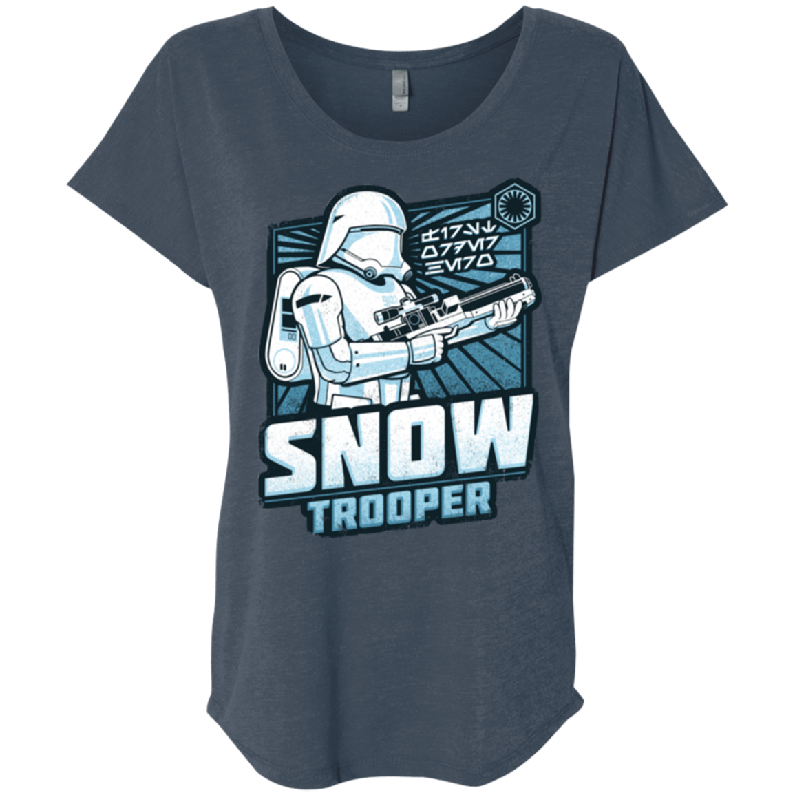 T-Shirts Indigo / X-Small Snowtrooper Triblend Dolman Sleeve