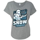 T-Shirts Premium Heather / X-Small Snowtrooper Triblend Dolman Sleeve