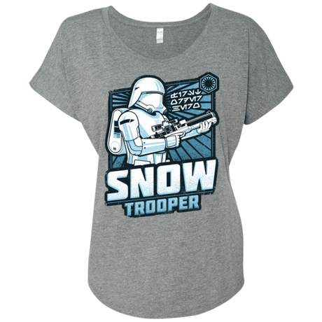 T-Shirts Premium Heather / X-Small Snowtrooper Triblend Dolman Sleeve